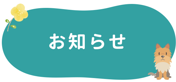 お知らせ